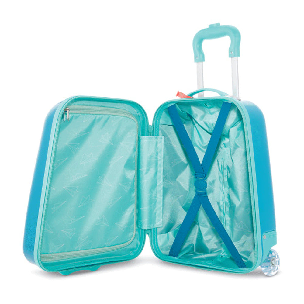 High Sierra Kids Teddy Buddy 2 Piece Luggage Set with Suitcase & Backpack, Teal