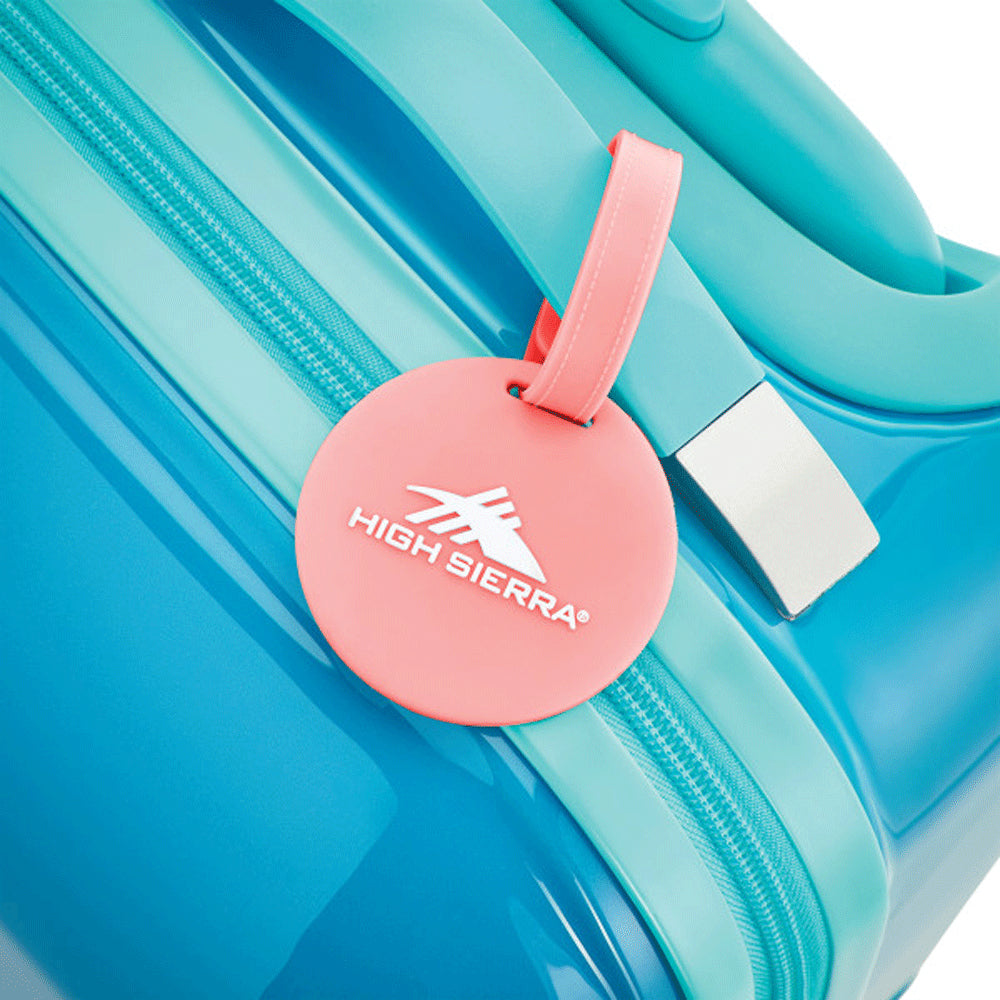 High Sierra Kids Teddy Buddy 2 Piece Luggage Set with Suitcase & Backpack, Teal