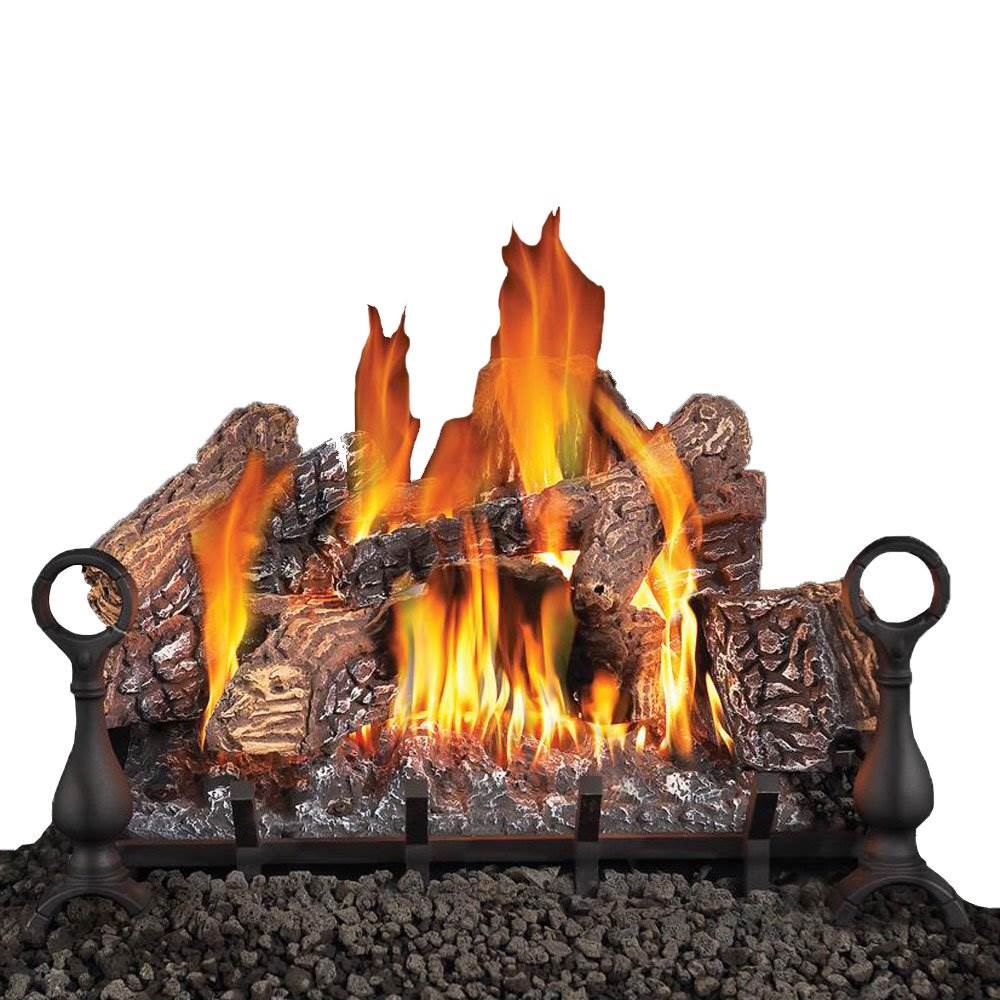Napoleon Fiberglow 24-Inch Vented Logs for Natural Gas Fireplace (Open Box)