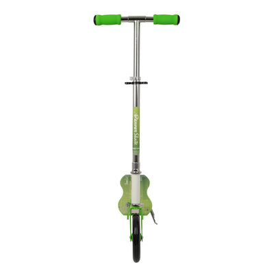 NextGen Scooters Denver Folding Scooter, Green & Razor V17 Helmet, Glossy Black
