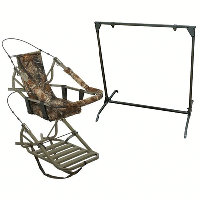 Summit Viper Classic Steel Treestand & HME Products Archery 30 Inch Target Stand