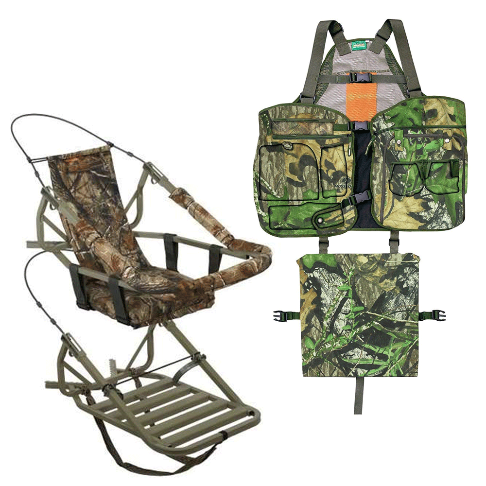 Summit Viper Classic Steel Treestand & Primos Turkey XL/XXL Strap Vest