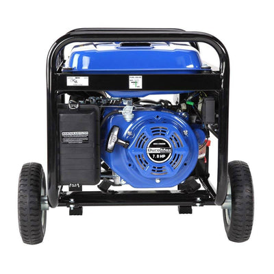 DuroMax 4400 Watt 7 Hp 8 Hour RV Grade Gas Generator & Generator Cover, Black