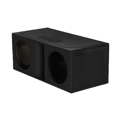 QPower QBomb Dual Vented Horn Ported Subwoofer Box Finished with Bed Liner - VMInnovations