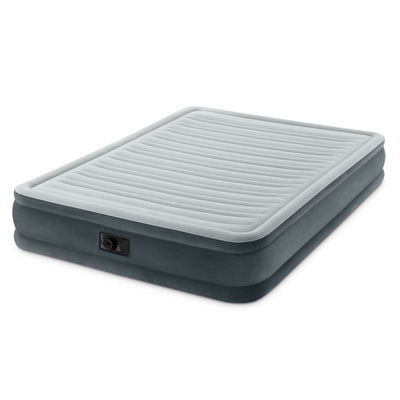 Intex Dura-Beam Series Mid Rise Airbed w/ Built-In Pump, Queen (Used)