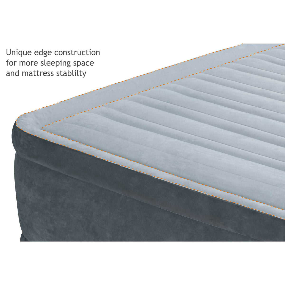 Intex Dura-Beam Series Mid Rise Airbed w/ Built-In Pump, Queen (Used)