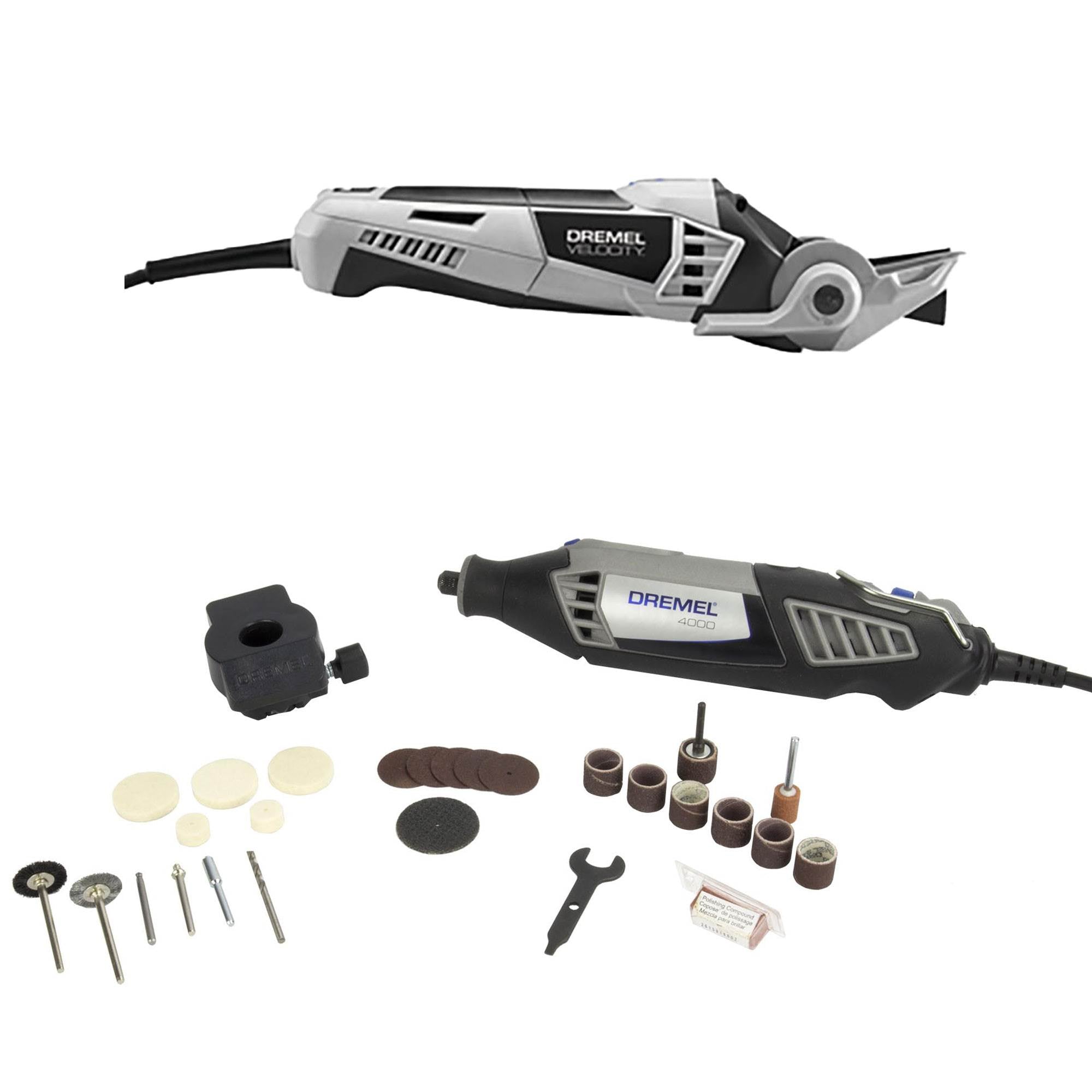 Dremel 4000 Rotary Tool Kit with Velocity Rotary Tool (Certified Refurbished)