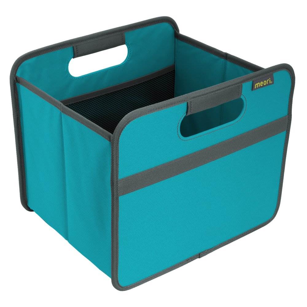 Meori Classic Collection 4, 6.5, & 8 Gallon Foldable Storage Boxes, Azure Blue