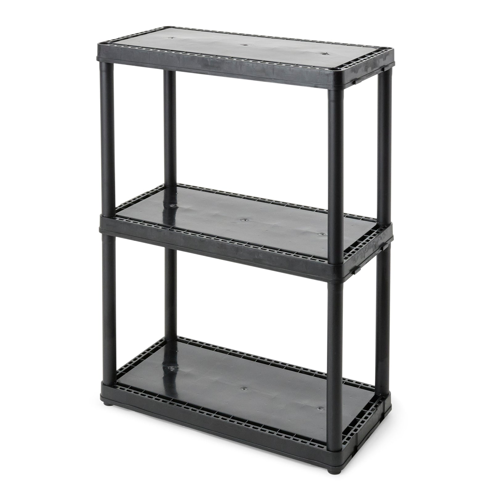 Gracious Living Light Duty Solid Inch Storage Shelving Unit, 3 Shelf (Open Box) - VMInnovations