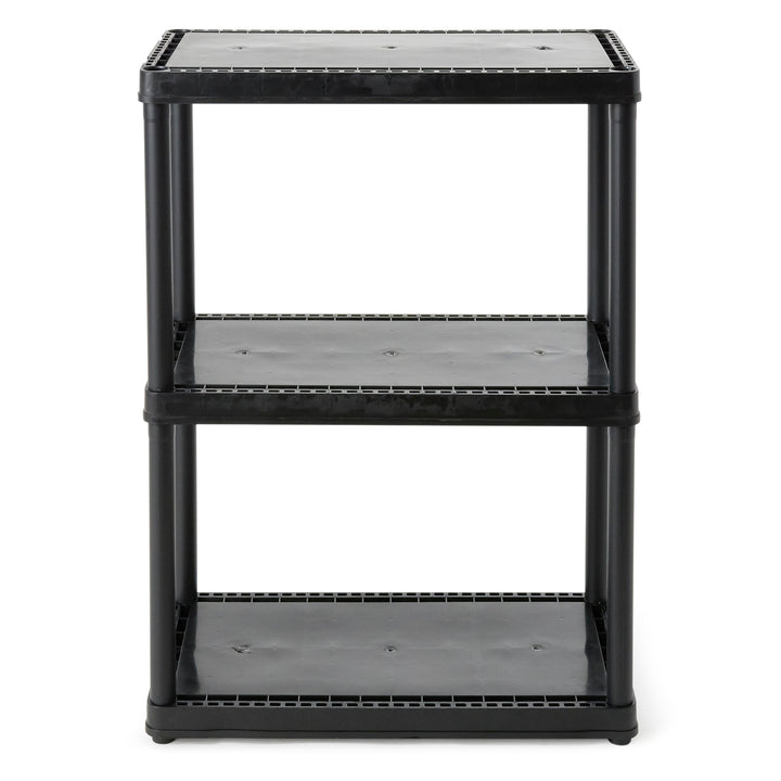 Gracious Living Light Duty Solid Inch Storage Shelving Unit, 3 Shelf (Open Box) - VMInnovations