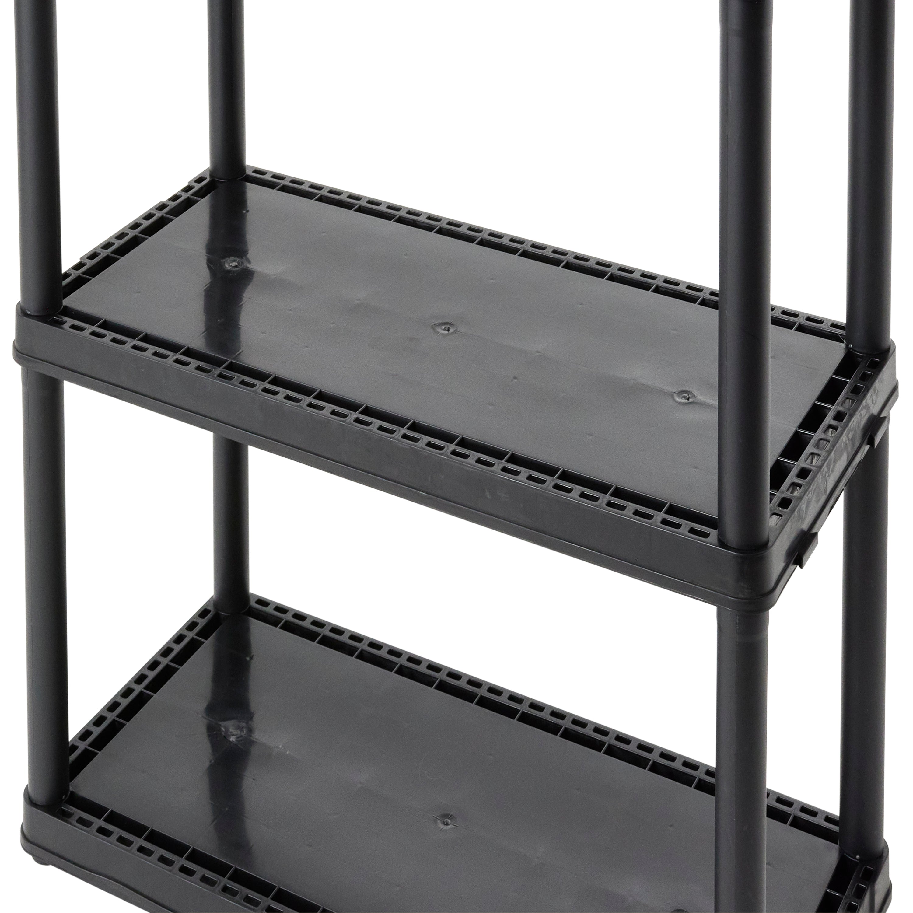 Gracious Living Light Duty Solid Inch Storage Shelving Unit, 3 Shelf (Open Box) - VMInnovations