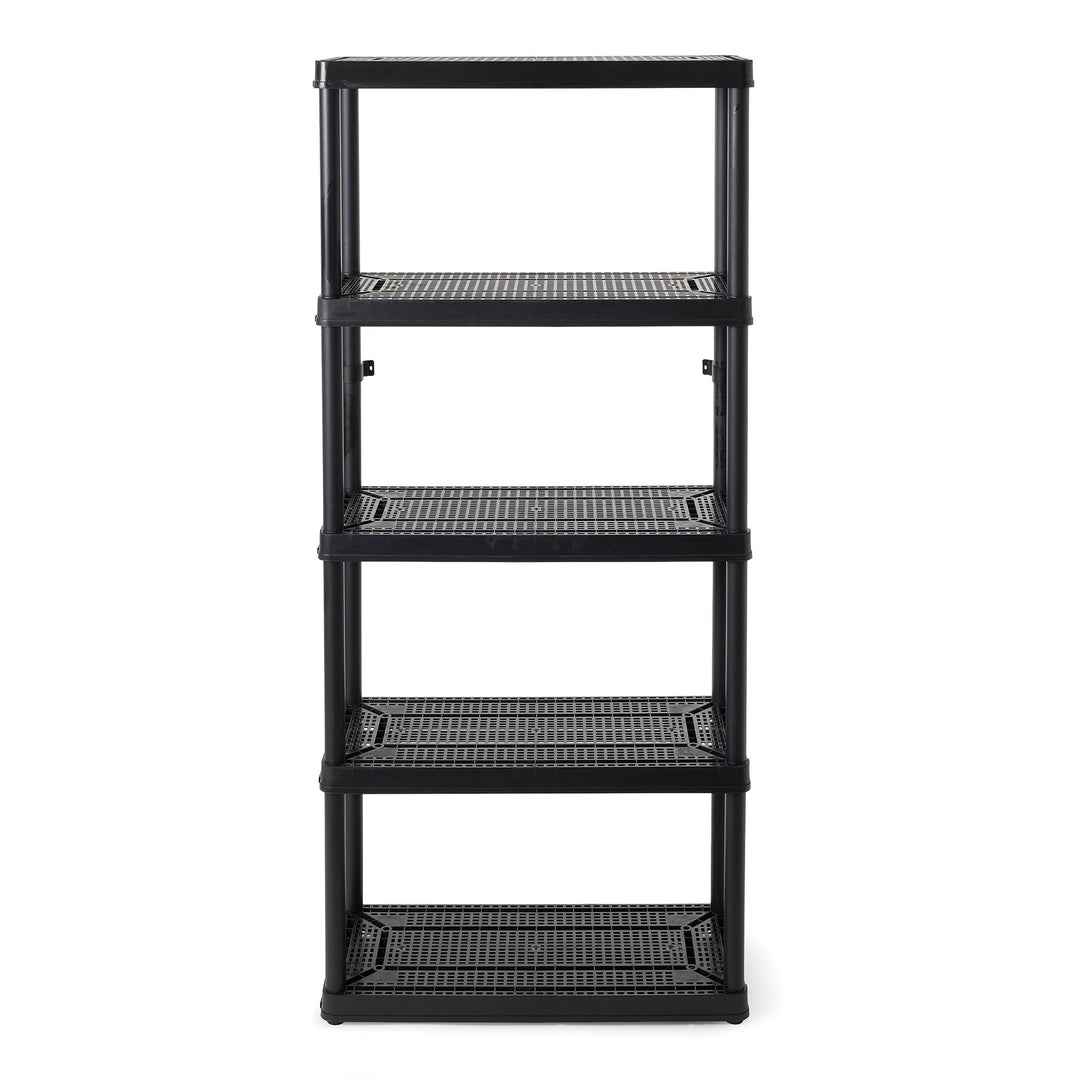 Gracious Living Medium Duty Ventilated Storage Shelving, 5 Shelf (Open Box) - VMInnovations