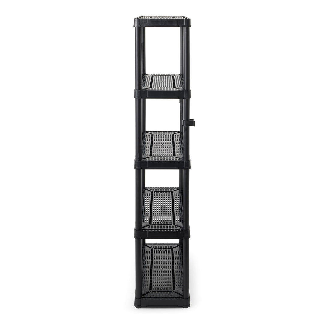 Gracious Living Medium Duty Ventilated Storage Shelving, 5 Shelf (Open Box) - VMInnovations
