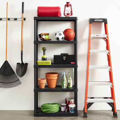 Gracious Living Medium Duty Ventilated Storage Shelving, 5 Shelf (Open Box) - VMInnovations