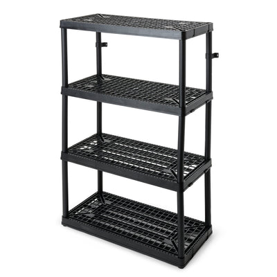 Gracious Living Heavy Duty Non Adjustable Storage Shelving, 4 Shelf (Open Box)