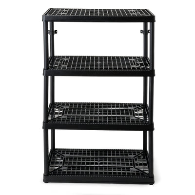 Gracious Living Heavy Duty Non Adjustable Ventilated Storage Shelving, 4 Shelf (Refurbished)