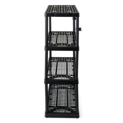 Gracious Living Heavy Duty Non Adjustable Ventilated Storage Shelving, 4 Shelf (Refurbished)