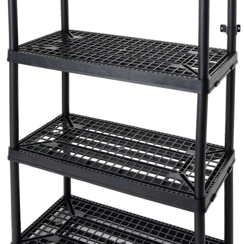 Gracious Living Heavy Duty Non Adjustable Storage Shelving, 4 Shelf (Open Box)