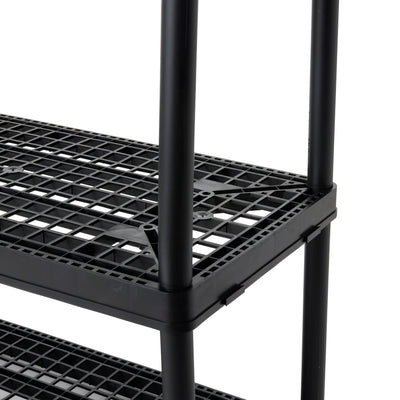 Gracious Living Heavy Duty Non Adjustable Ventilated Storage Shelving, 4 Shelf (Refurbished)