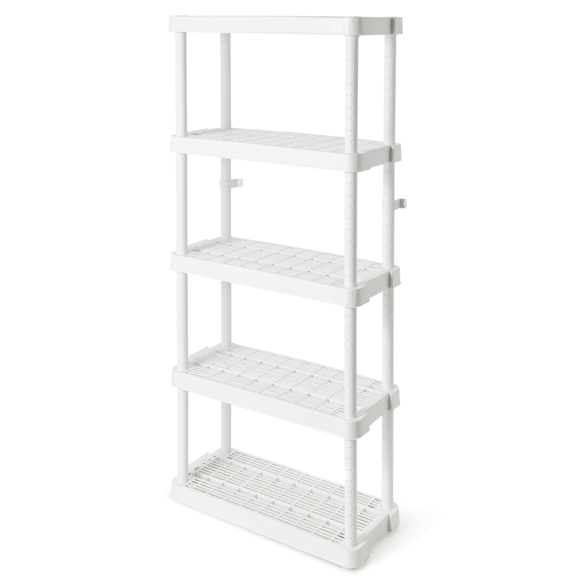 Gracious Living Medium Duty Adjustable Ventilated Storage Shelving Unit, 5 Shelf (Refurbished)