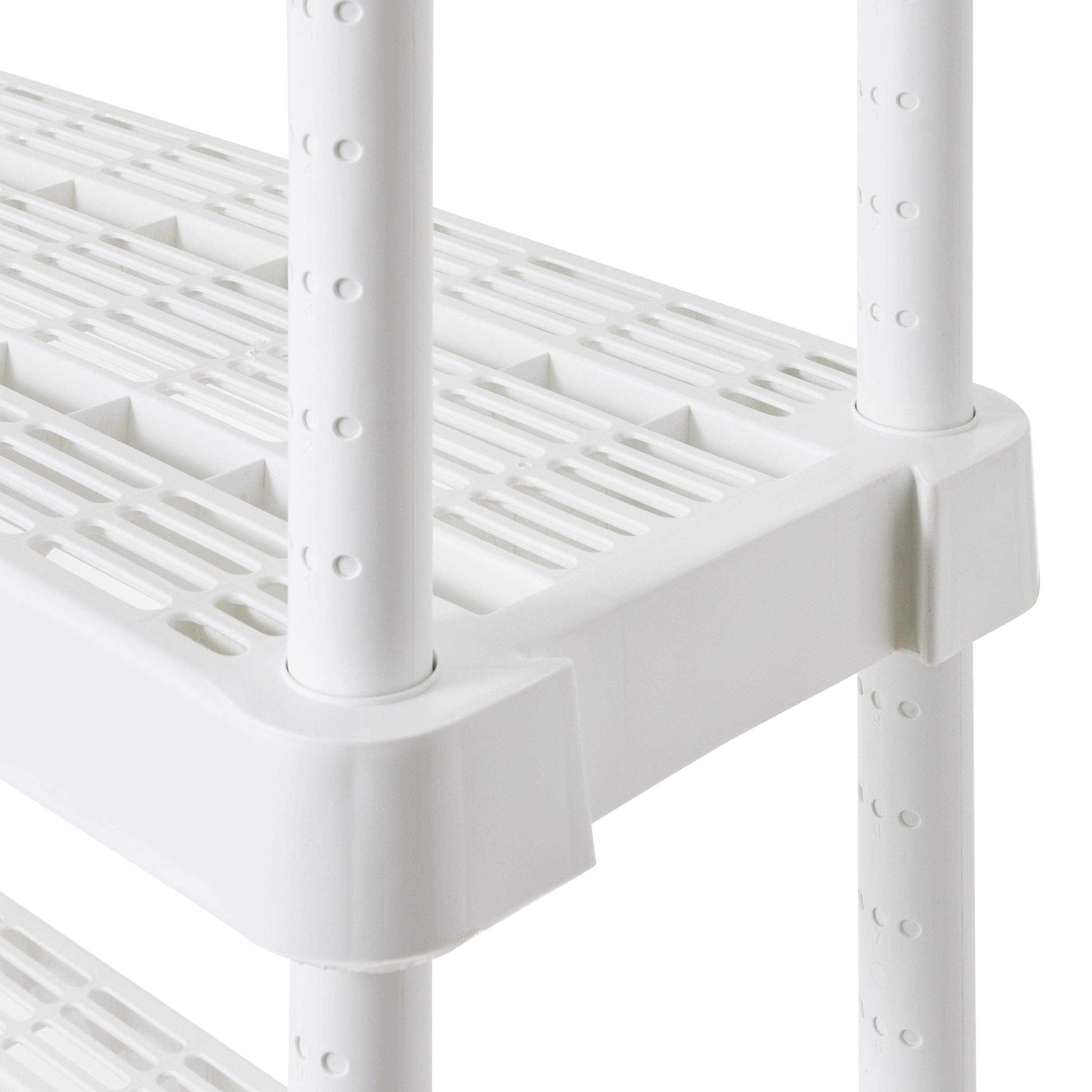 Gracious Living Medium Duty Adjustable Ventilated Storage Shelving Unit, 5 Shelf (Refurbished)