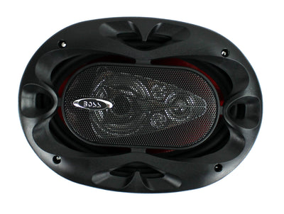 2) BOSS CHAOS CH6950 6x9" 5-Way 600W Car Coaxial Audio Stereo Speakers Pair