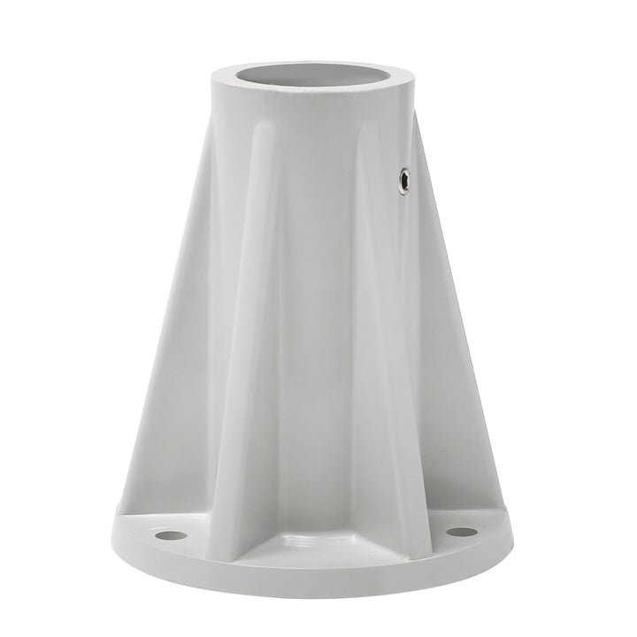 Saftron 6" Surface Mount for 1.9" OD Pool Ladder or Rail, Gray(Open Box)(2 Pack) - VMInnovations