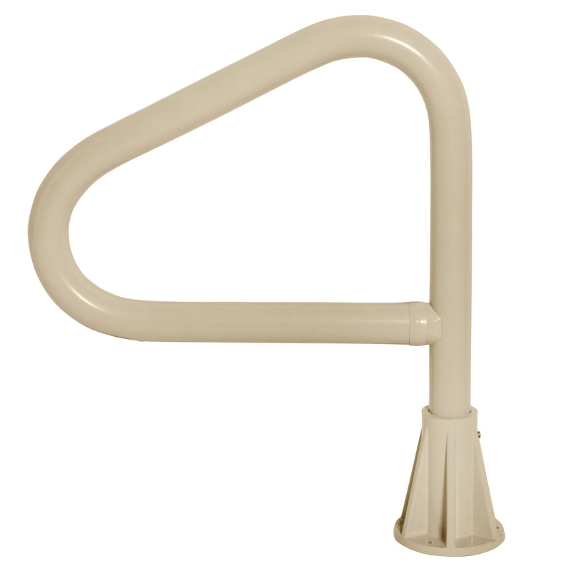 Saftron SF 24 Inch Single Post In Ground Spa Safety Rail, Beige (Used)