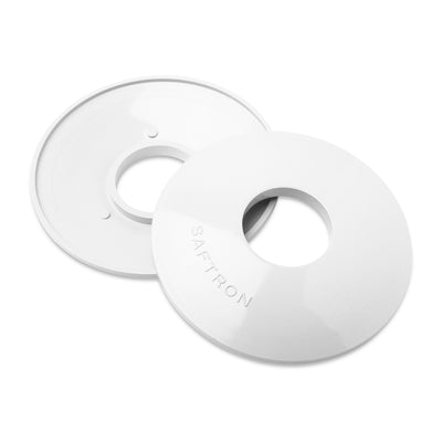 Saftron High Impact Polymer Escutcheon for 1.9 Inch OD Pool Rail, White (1 Pair)