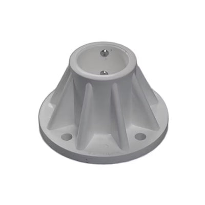 Saftron 3 Inch Surface Mount 1.9 Inch OD Pool Ladder or Rail, White (Open Box)