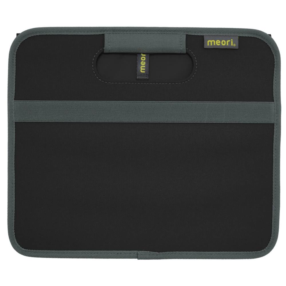 Meori Classic Collection 4, 6.5, & 8 Gallon Foldable Storage Boxes, Lava Black