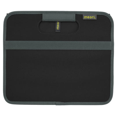 Meori Classic Collection 4, 6.5, & 8 Gallon Foldable Storage Boxes, Lava Black