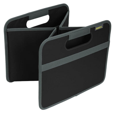 Meori Classic Collection 4, 6.5, & 8 Gallon Foldable Storage Boxes, Lava Black