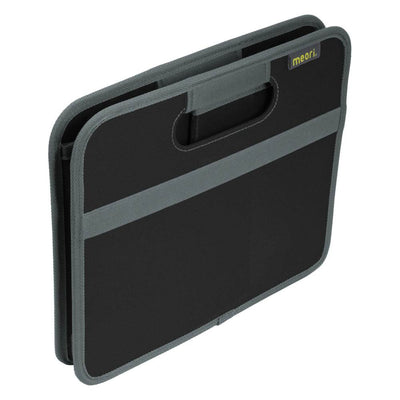 Meori Classic Collection 4, 6.5, & 8 Gallon Foldable Storage Boxes, Lava Black