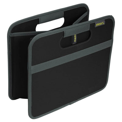 Meori Classic Collection Foldable Boxes & Bottle Insert Tote Bag, Lava Black