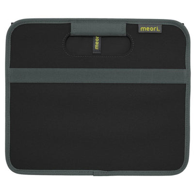 Meori Classic Collection Foldable Boxes & Bottle Insert Tote Bag, Lava Black