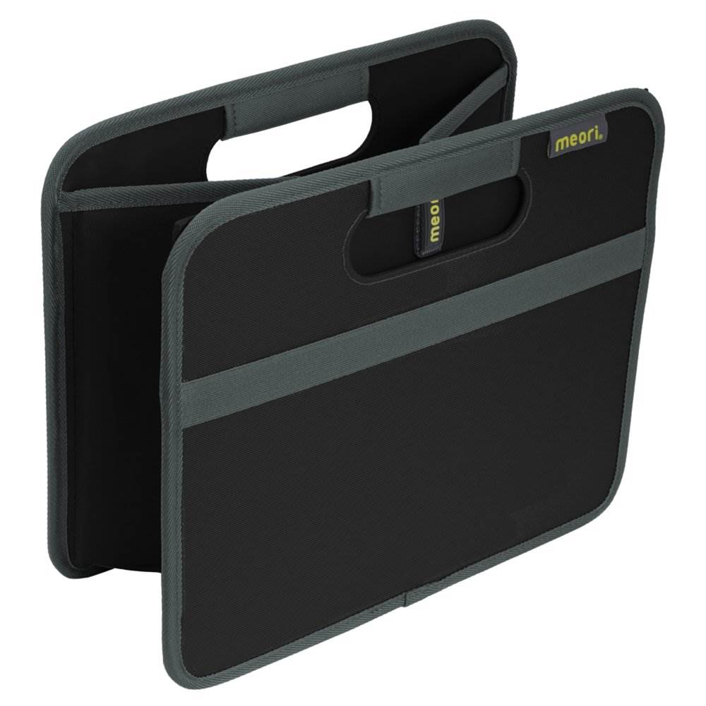 Meori Classic Collection Foldable Boxes & 12 Bottle Insert Tote Bag, Lava Black