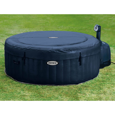 Intex Pure Spa 4-Person Inflatable Hot Tub & Qualco 3 Month Spa Maintenance Kit