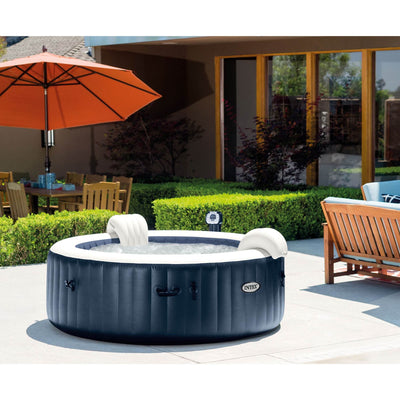 Intex Pure Spa 4-Person Inflatable Hot Tub & Qualco 3 Month Spa Maintenance Kit