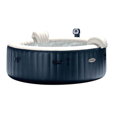 Intex Pure Spa 6 Person Inflatable Hot Tub & Qualco 3 Month Hot Tub Chemical Kit