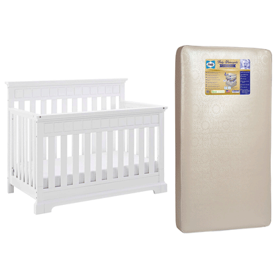 Thomasville Kids Willow 4 in 1 Crib & Sealy Posturepedic Crown Jewel Mattress