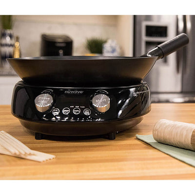 NuWave Mosaic Precision Induction Nonstick Fry Wok with Glass Lid(OPEN BOX)
