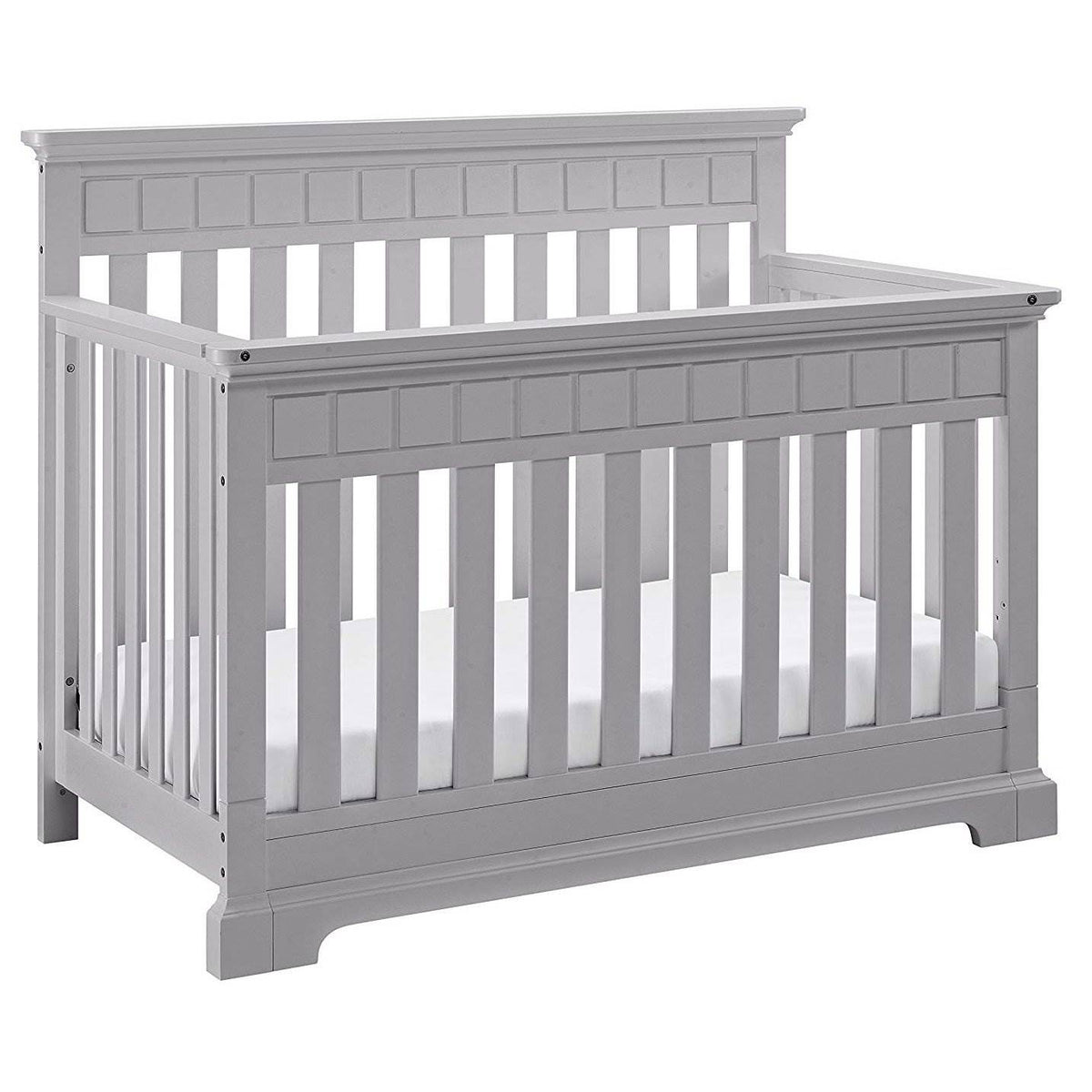 Thomasville Kids Willow 4 in 1 Crib, Pebble Gray & Sealy Soybean Crib Mattress
