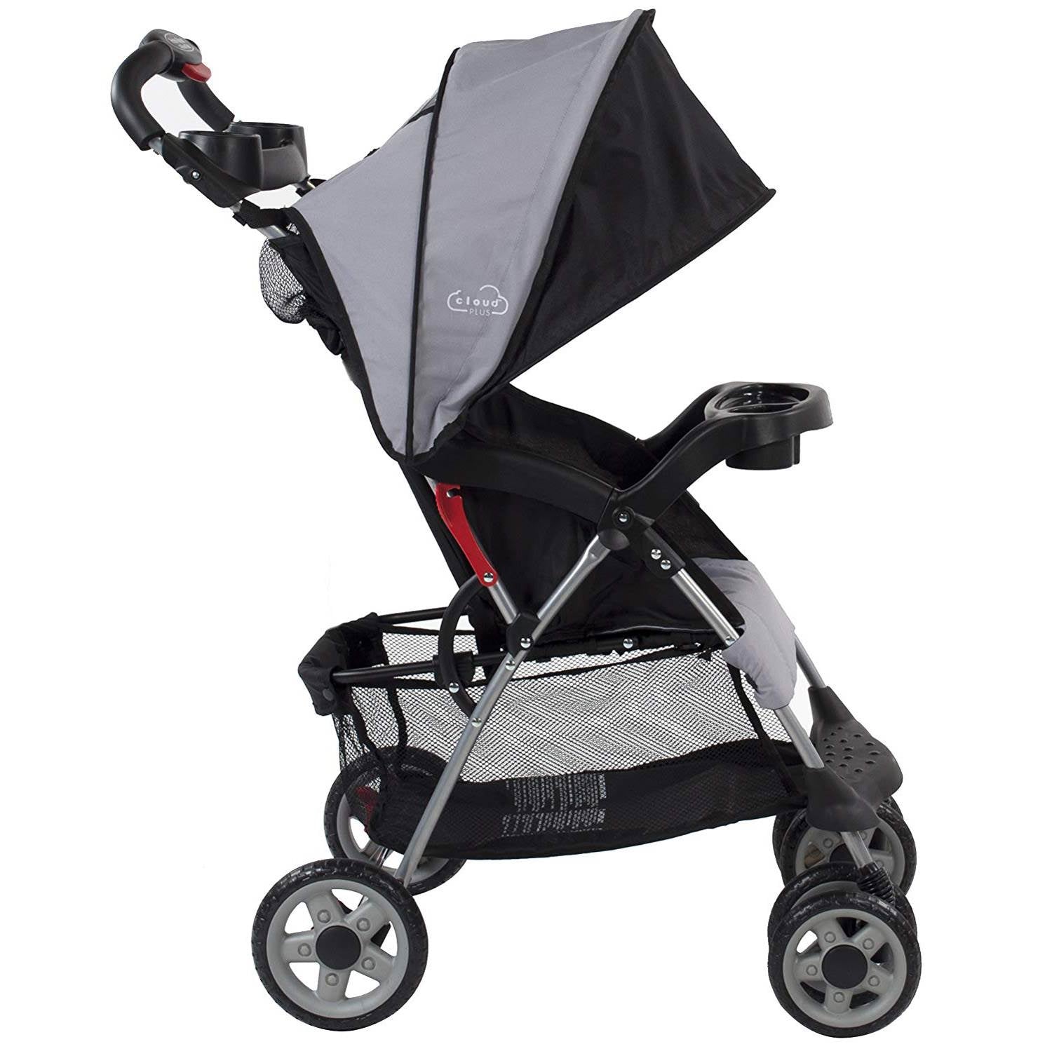 Kolcraft Lightweight Single Capacity Cloud Plus Stroller, Slate Gray (Open Box) - VMInnovations