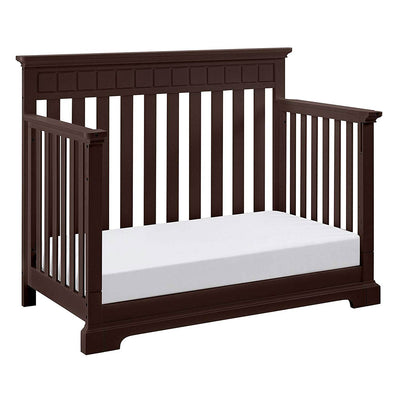 Thomasville Kids Willow 4 in 1 Crib, Espresso & Kolcraft Fresh Start Mattress