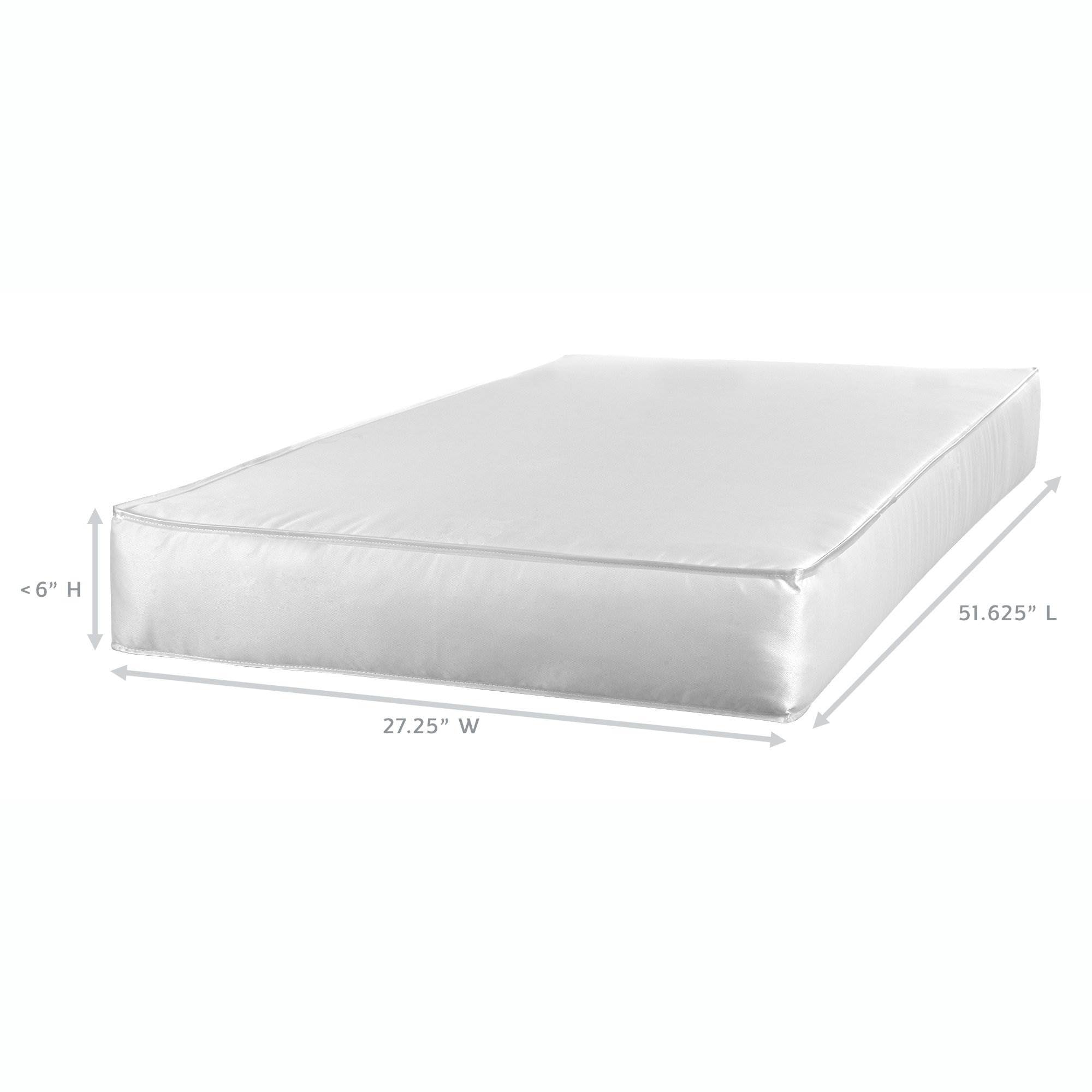 Thomasville Kids Willow 4 in 1 Crib, Espresso & Kolcraft Fresh Start Mattress