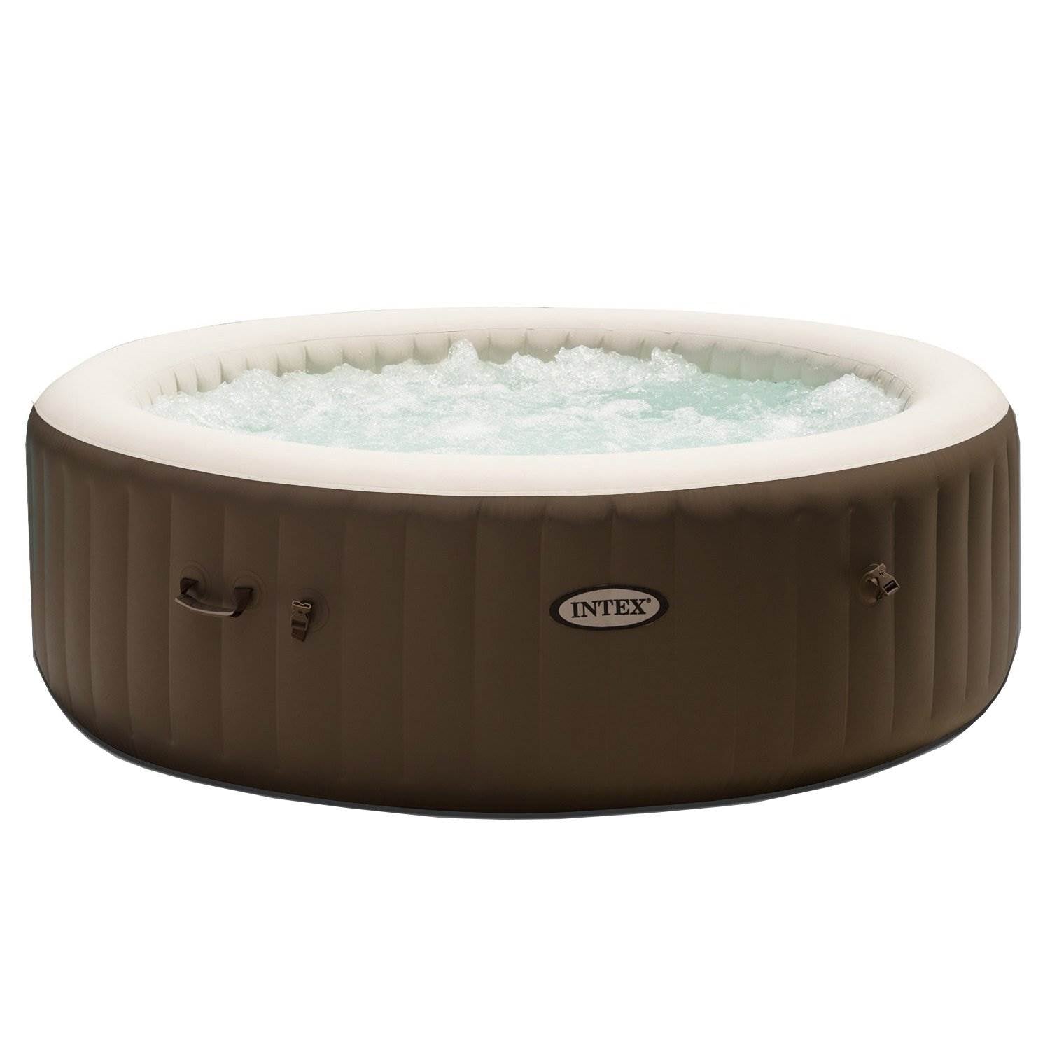 Intex Pure Spa 6 Person Inflatable Hot Tub & Qualco 6 Month Spa Chemical Kit