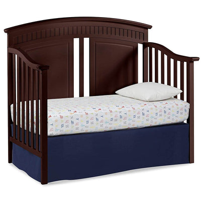 Thomasville Majestic 4 in 1 Crib, Espresso & Kolcraft Pure Sleep Crib Mattress - VMInnovations