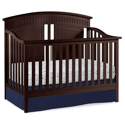 Thomasville Majestic 4 in 1 Crib, Espresso & Kolcraft Fresh Start Crib Mattress