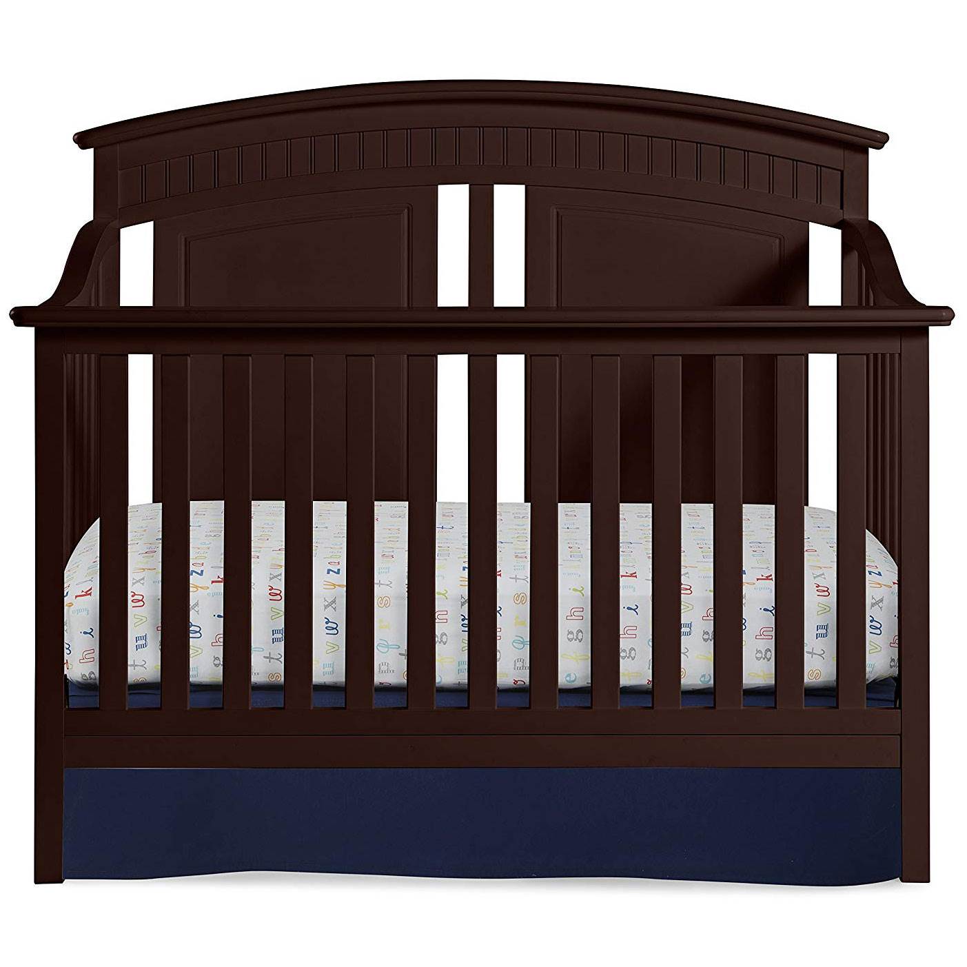 Thomasville Majestic 4 in 1 Crib, Espresso & Kolcraft Fresh Start Crib Mattress